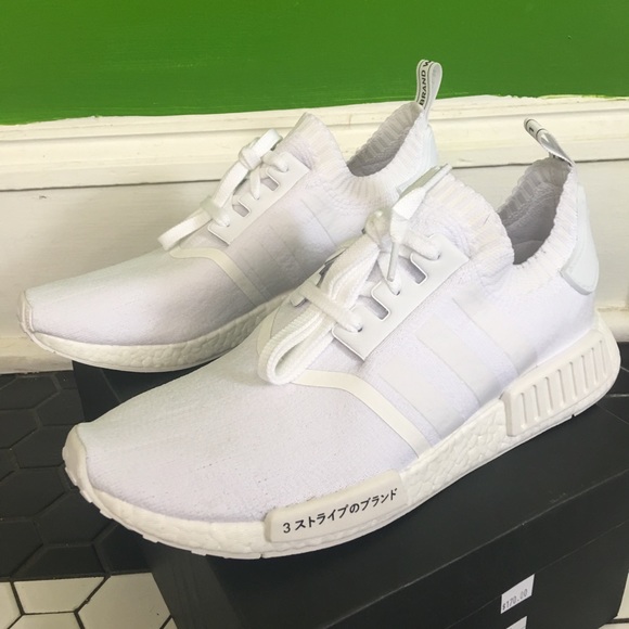 triple white nmd japan